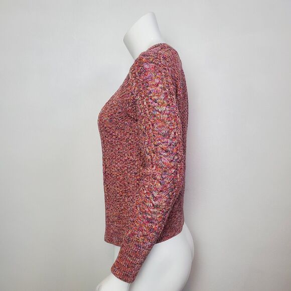 Gap Pink Cable Knit Cotton Sweater - Picture 3 of 9